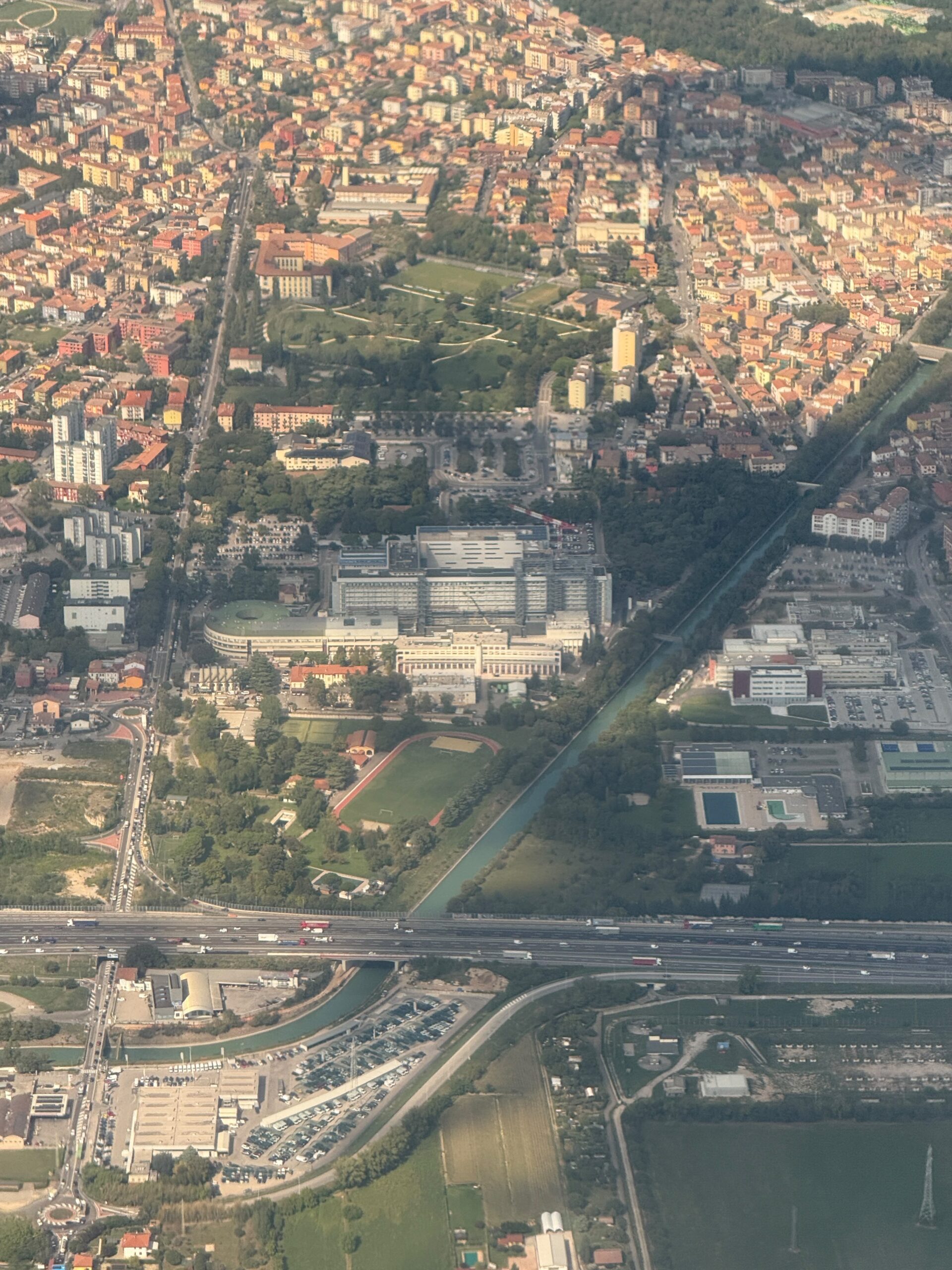 Ospedale Borgo Roma a Verona – vista aerea